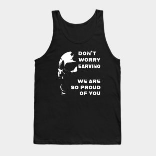 Black Noir Buster Beaver Quote Tank Top